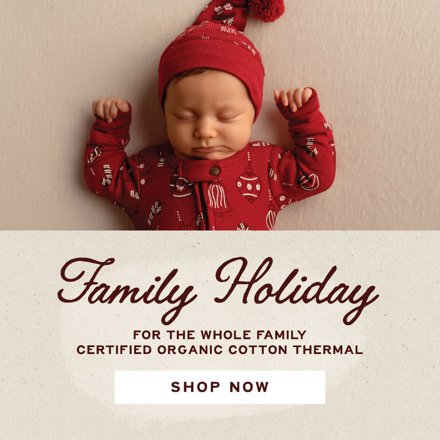 Family Holiday - Certified Organic Cotton Thermal - Shop Now
