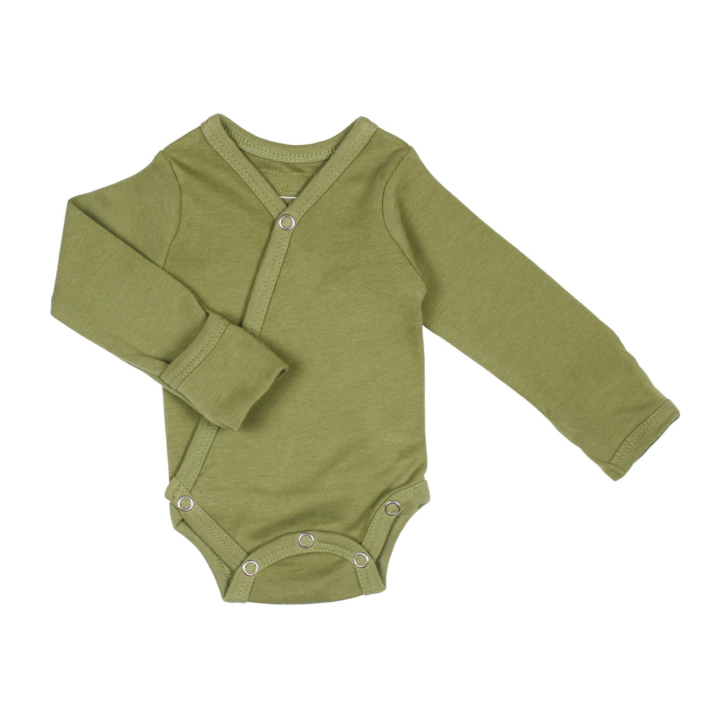 Sage Organic Kimono Bodysuit