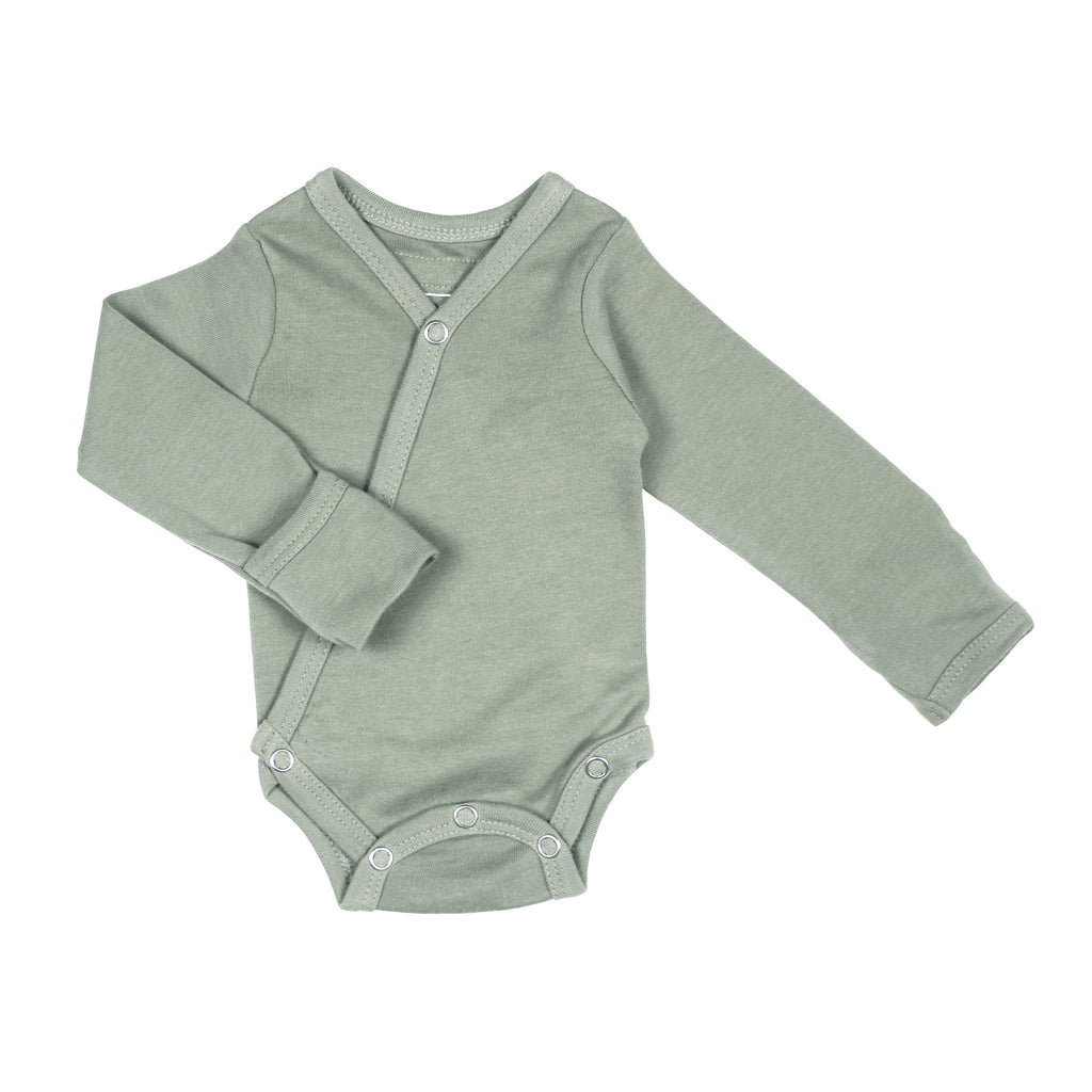 Seafoam Organic Kimono Bodysuit