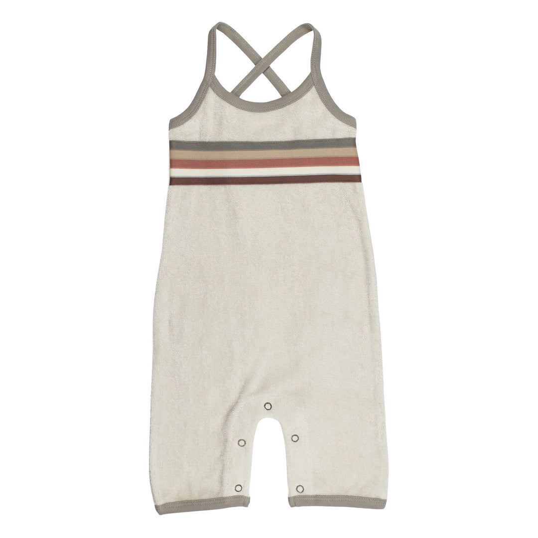 Organic Terry Cloth Overall in Neutrals.