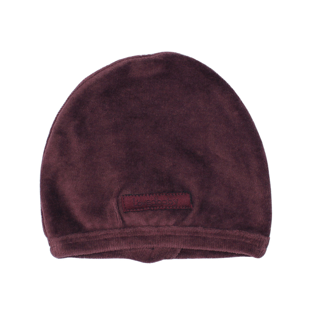 Eggplant | Organic Velour Cute Cap