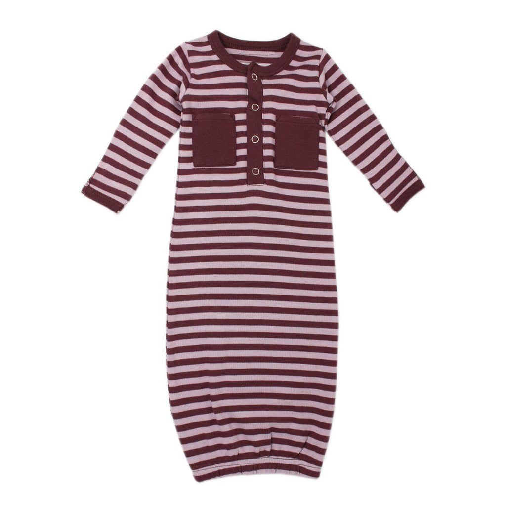 Lavender Eggplant Organic Gown