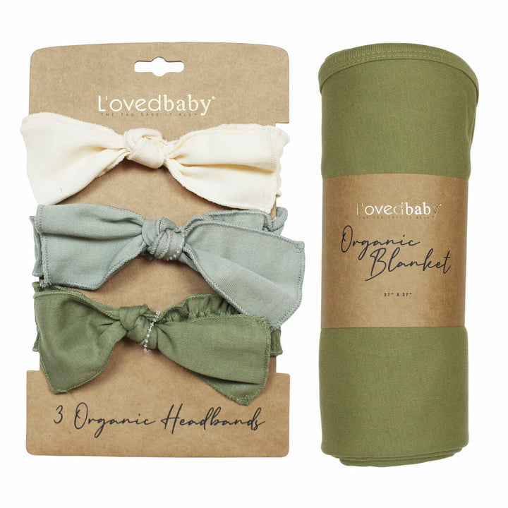 Wrapped-in-L'ove Gift Set in Greens, Flat