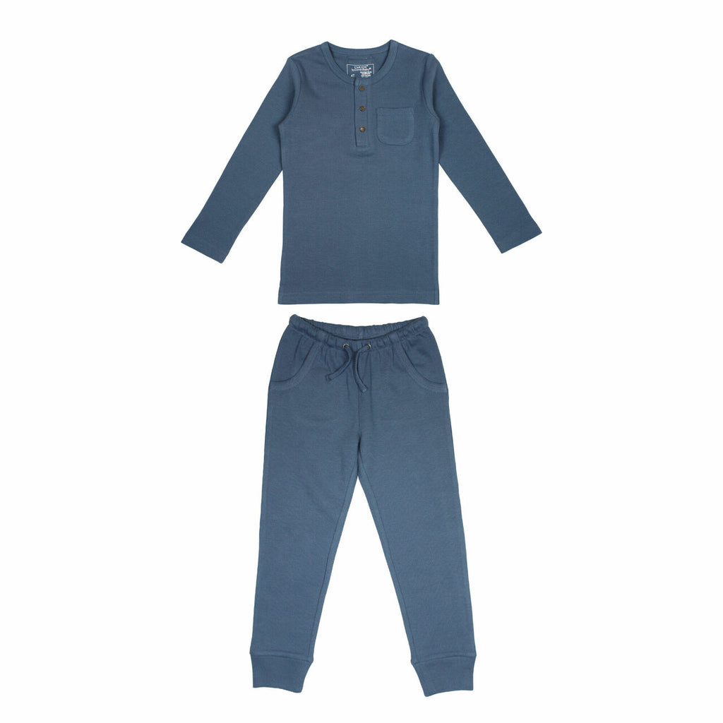 Organic Thermal Jogger Set Abyss