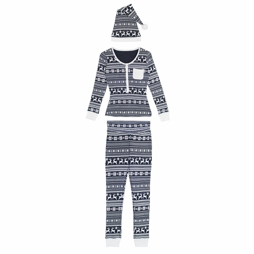 Organic Holiday 2 Pc Lounge Set Cap Rudolph