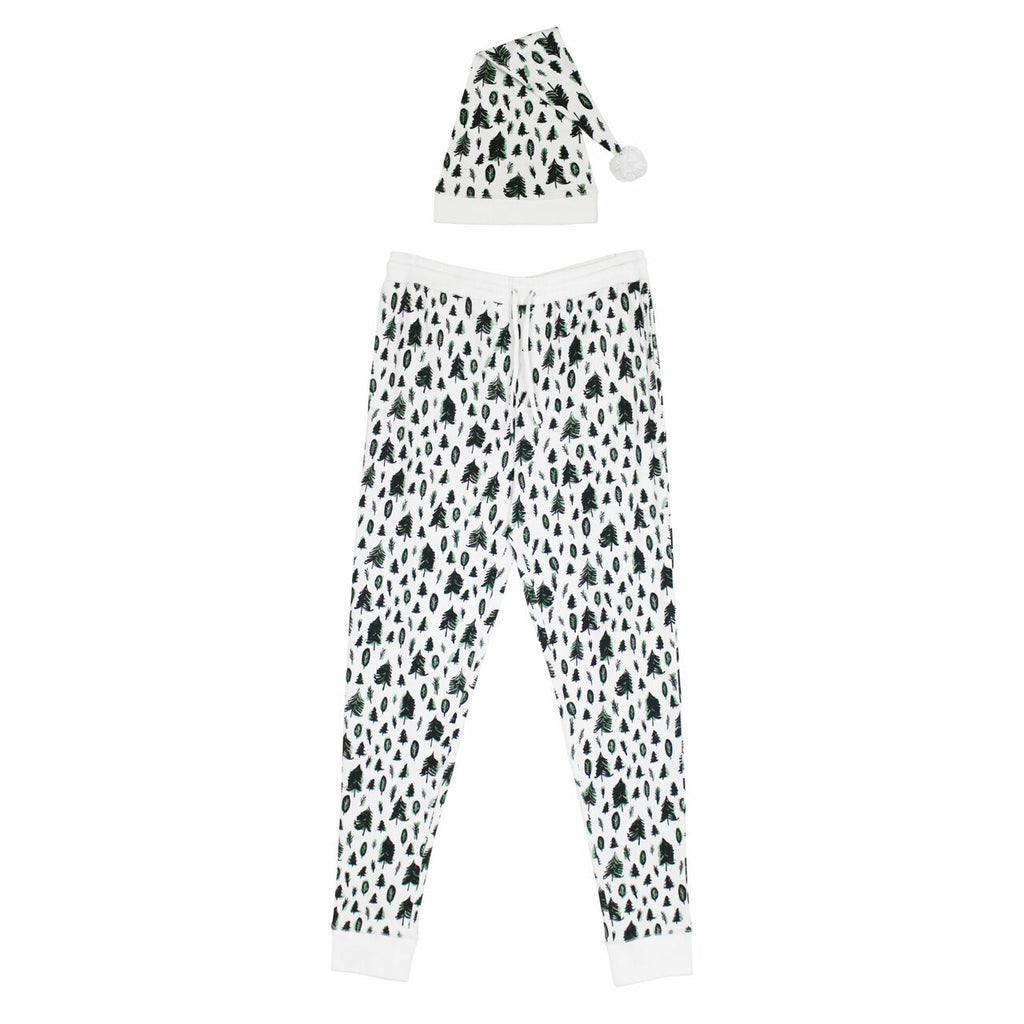Organic Holiday Jogger & Cap Set Oh Christmas Tree