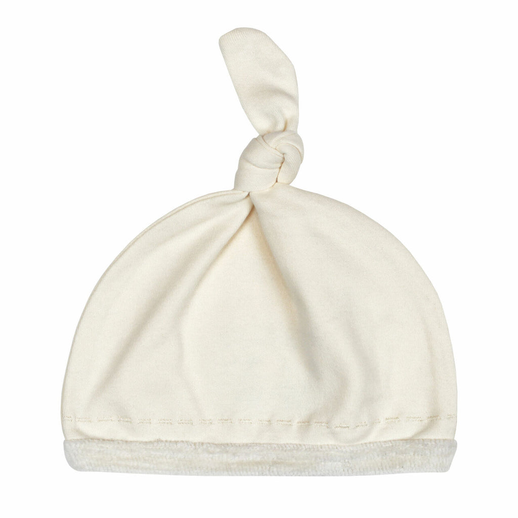 Organic Velveteen Top Knot Hat