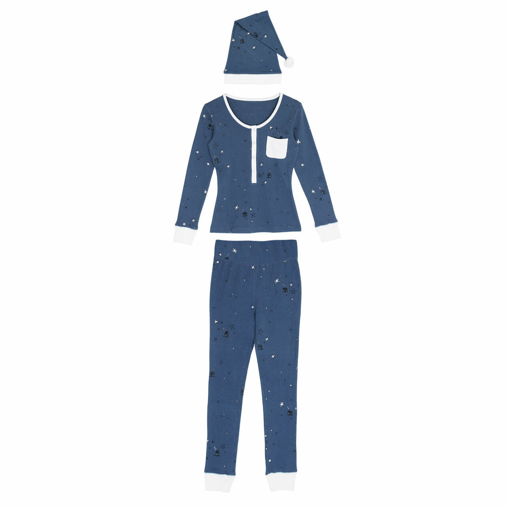 Organic Holiday 2 Pc Lounge Set Cap Silent Night
